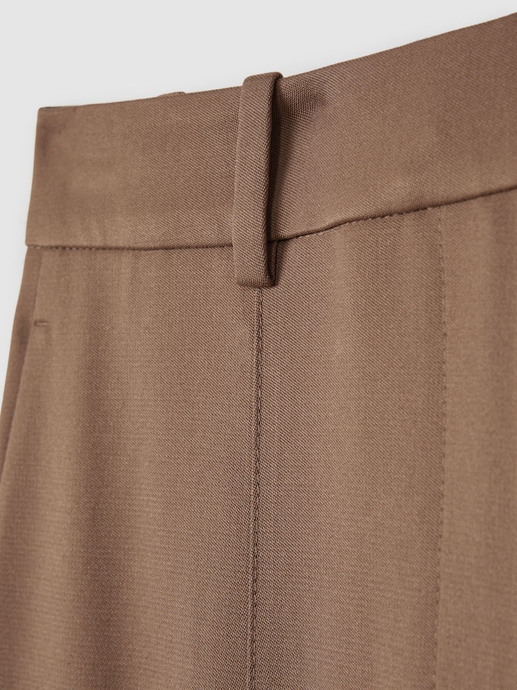 Reiss Mink Neutral Wren Slim Fit Suit Trousers - Image 6 of 6
