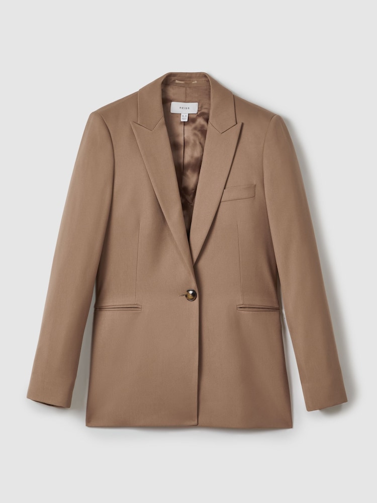 בלייזר חליפה עם רכיסה מבד מובחר של Reiss - Image 2 of 6