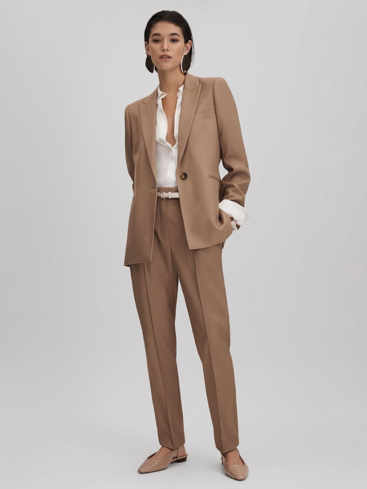 בלייזר חליפה עם רכיסה מבד מובחר של Reiss - Image 3 of 6
