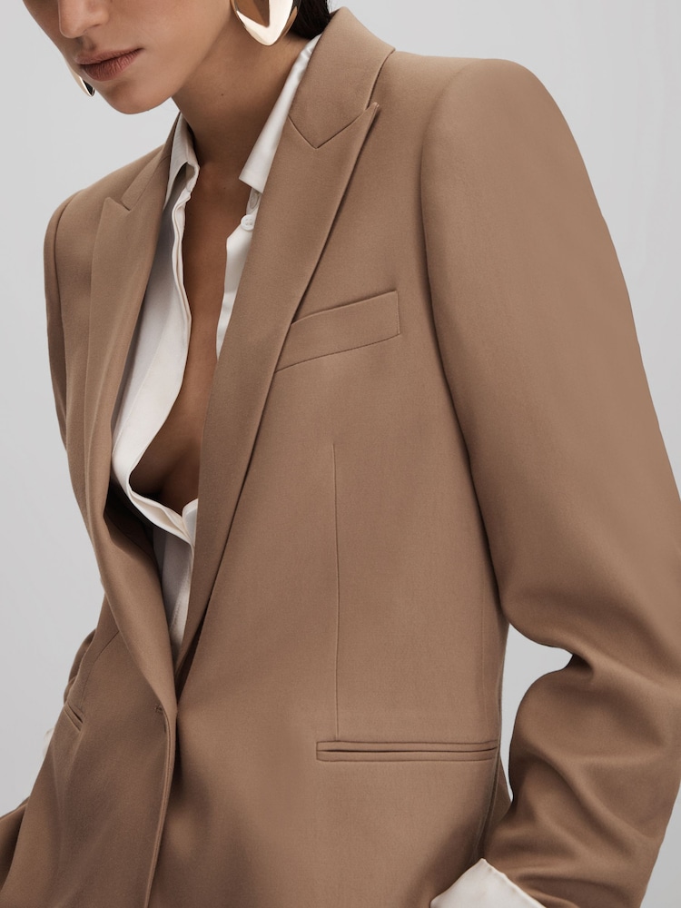 בלייזר חליפה עם רכיסה מבד מובחר של Reiss - Image 4 of 6