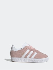 adidas Originals Pink Gazelle Comfort Closure Elastic Trainers - Image 1 of 8