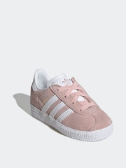 adidas Originals Pink Gazelle Comfort Closure Elastic Trainers - Image 3 of 8