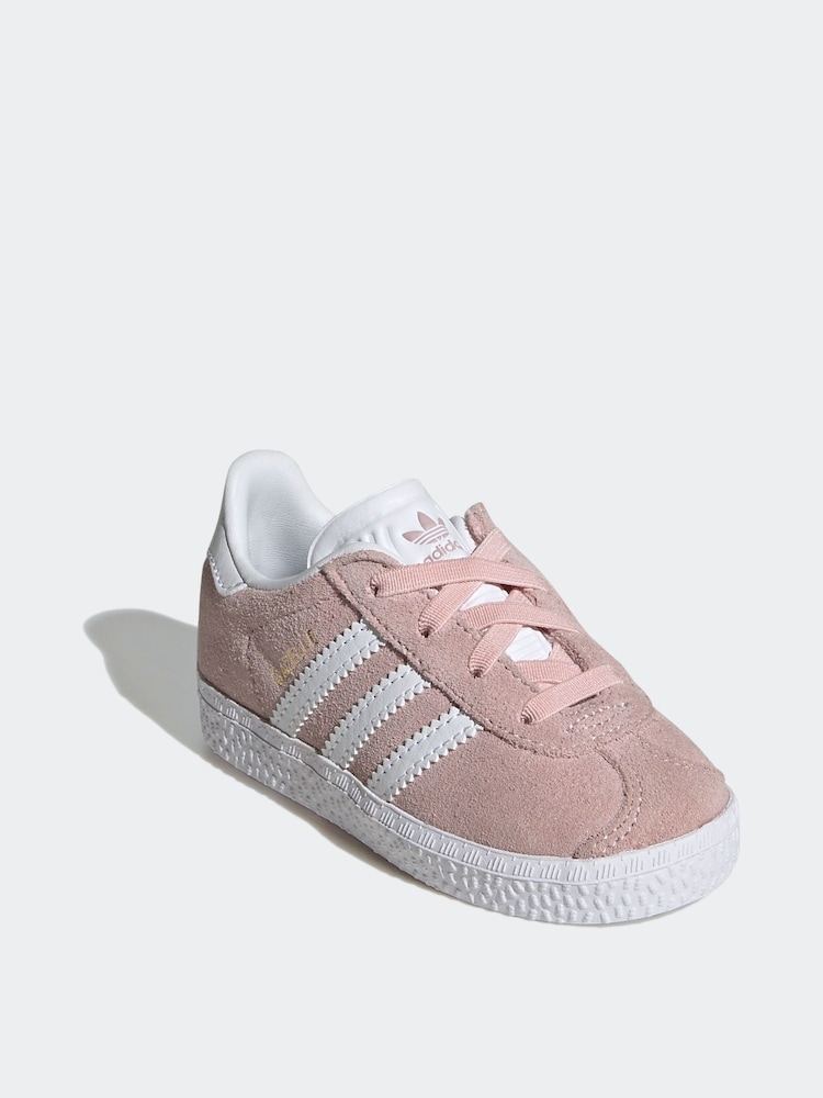 Buy adidas Originals Pink Gazelle Comfort Closure Elastic Trainers