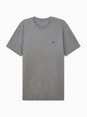 Emporio Armani Grey Endurance Crew Neck T-Shirts  2 Pack - Image 3 of 6