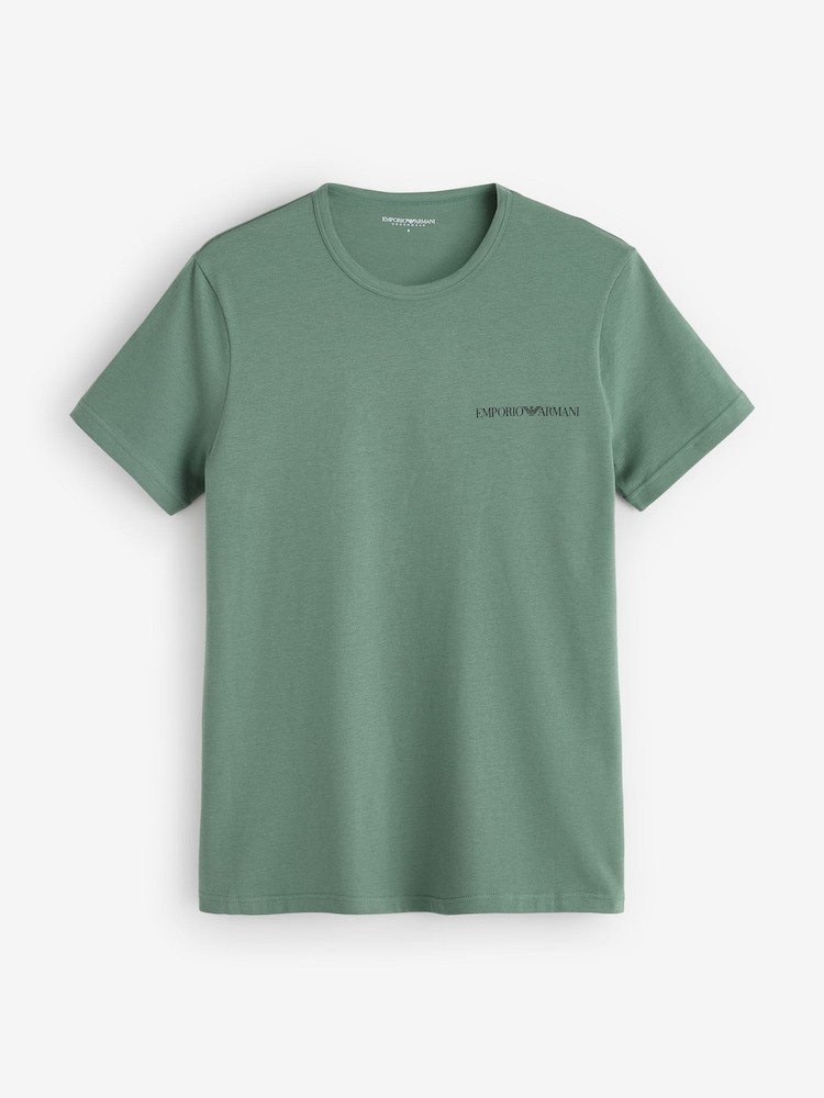 Emporio Armani Core Logoband Crew Neck T-Shirts 2 Pack - Larawan 2 ng 3