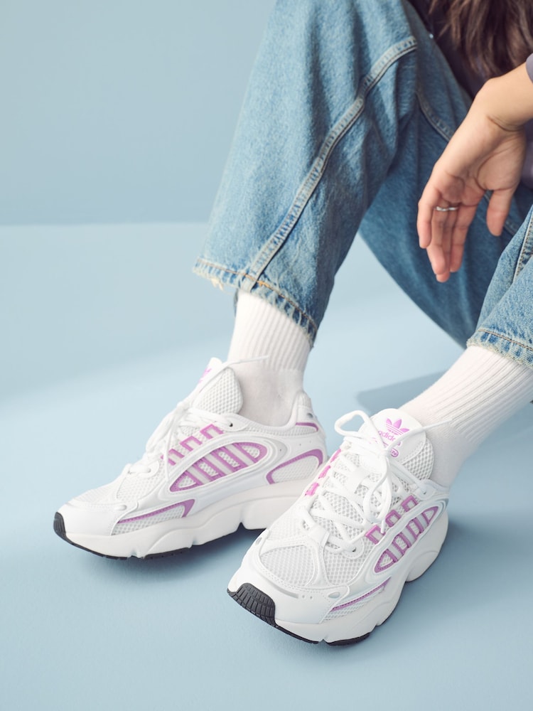 adidas Originals White Ozmillen Shoes - Image 1 of 8