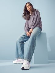 adidas Originals White Ozmillen Shoes - Image 2 of 8