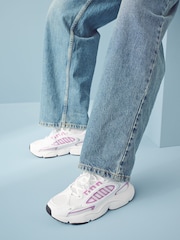adidas Originals White Ozmillen Shoes - Image 3 of 8