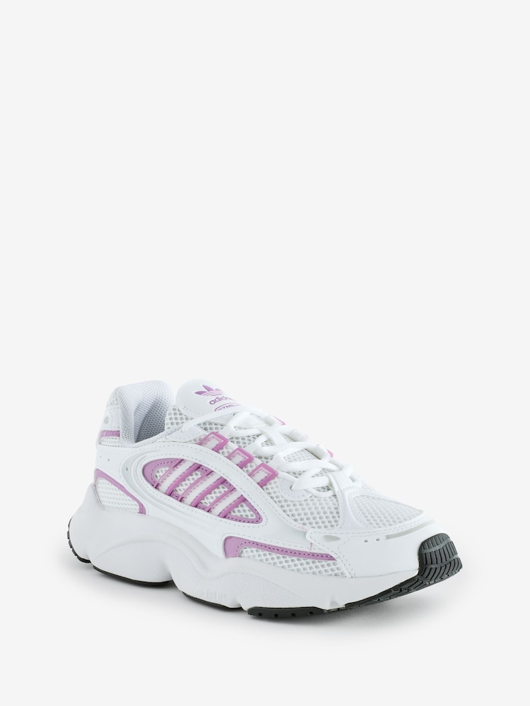 adidas Originals White Ozmillen Shoes - Image 5 of 8