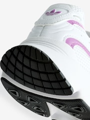 adidas Originals White Ozmillen Shoes - Image 8 of 8