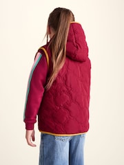 Tog 24 Red Ancon Shaun the Sheep Kids Insulated Quilted Gilet Microfleece Lining - Image 3 of 6