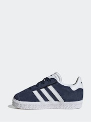 adidas Originals Blue Gazelle Comfort Closure Elastic Trainers - Image 2 of 10