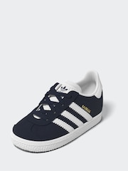 adidas Originals Blue Gazelle Comfort Closure Elastic Trainers - Image 4 of 10
