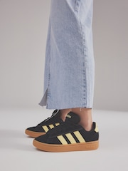 adidas Black Grand Court Alpha 00's Trainers - Image 6 of 18