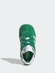 adidas Originals Green Gazelle Comfort Closure Elastic Trainers - Image 5 of 9