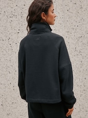 Black Quarter Zip Sweatshirt - Image 4 of 8