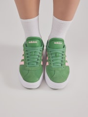 adidas Green/Pink VL Court Bold Trainers - Image 11 of 13