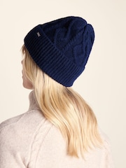 Azul - Tog 24 Janice Supersoft Cable Knit Beanie - Imagen 3 de 4
