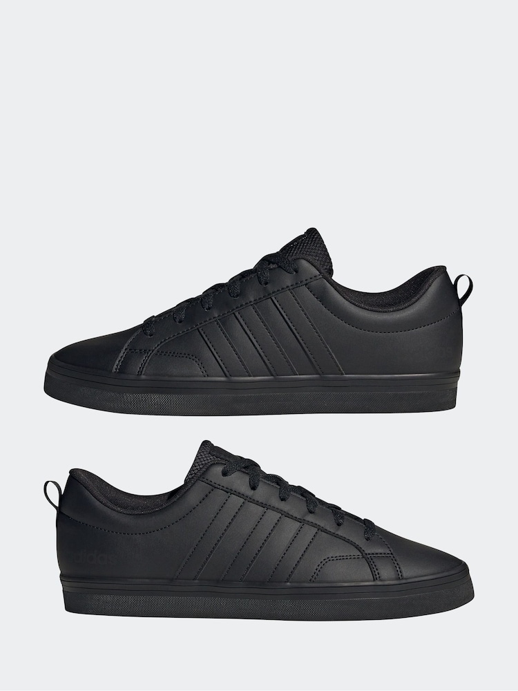 adidas Black VS Pace Trainers - Image 8 of 10