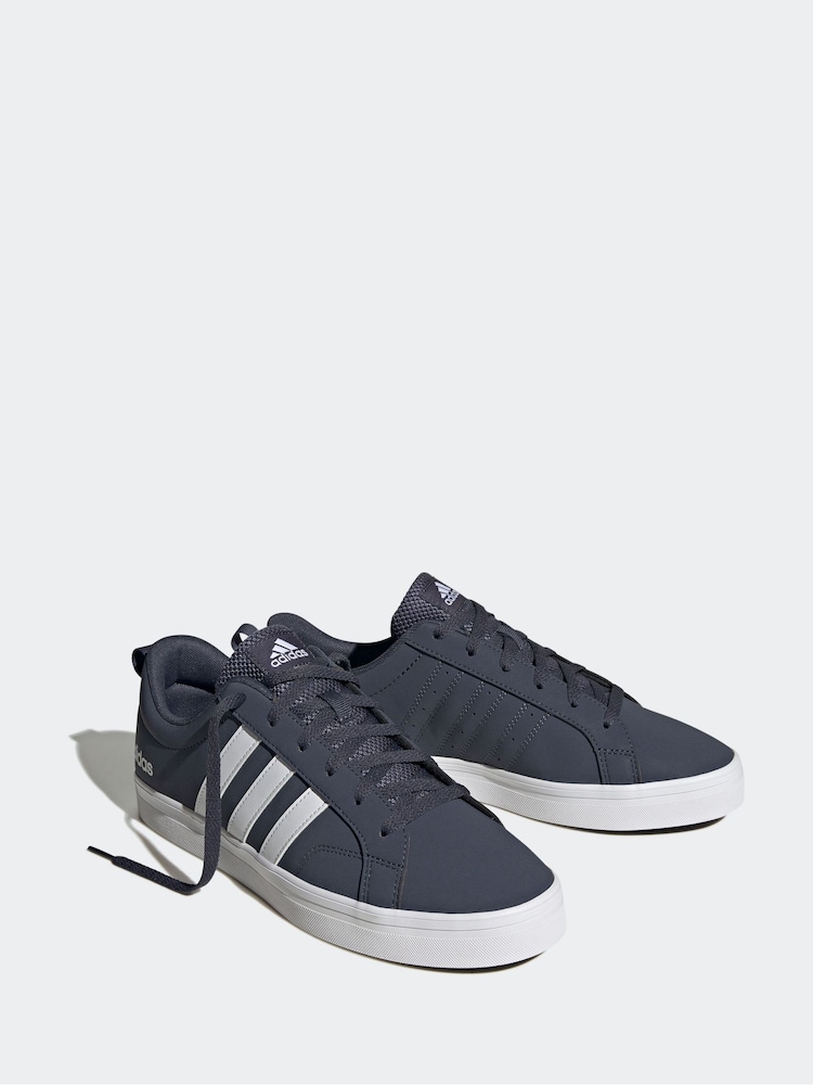 adidas Navy VS Pace Trainers - Image 3 of 9