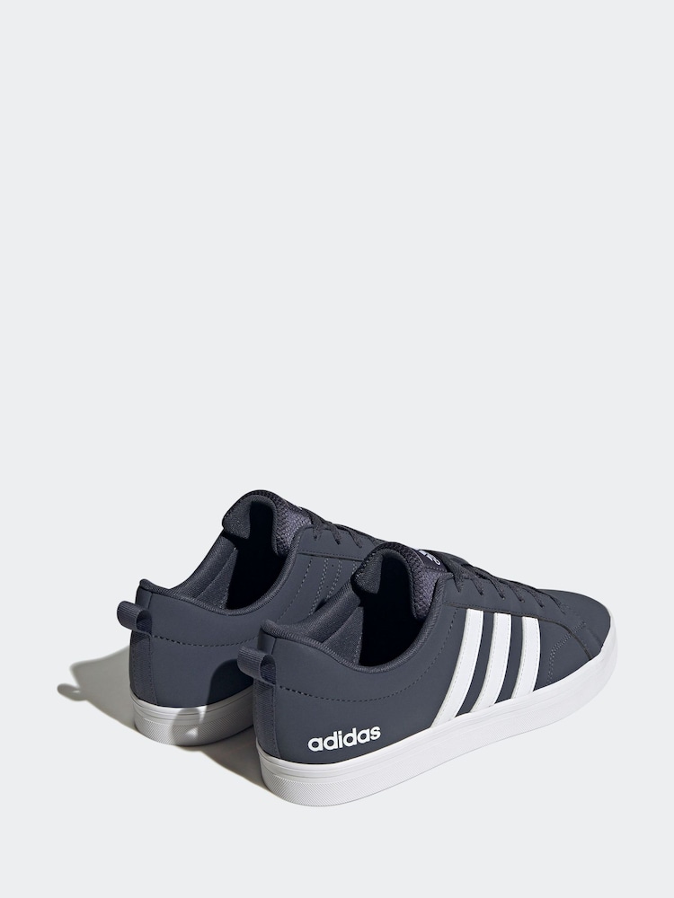 adidas Navy VS Pace Trainers - Image 4 of 9