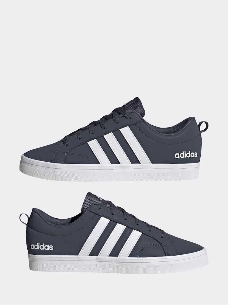 adidas Navy VS Pace Trainers - Image 5 of 9