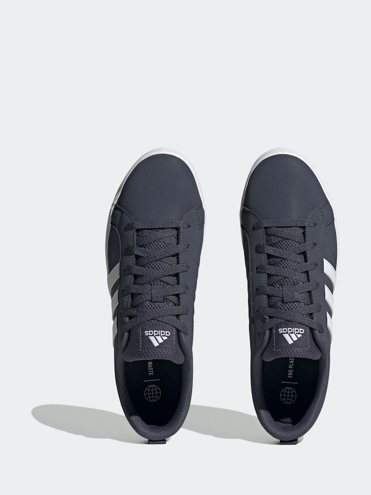 adidas Navy VS Pace Trainers - Image 6 of 9