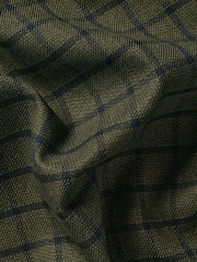 Zaļš - Charles Tyrwhitt dzintara krāsas liela izmēra rūtainais negludināmais tvīla pieguļošais krekls - Attēls 6 no 6