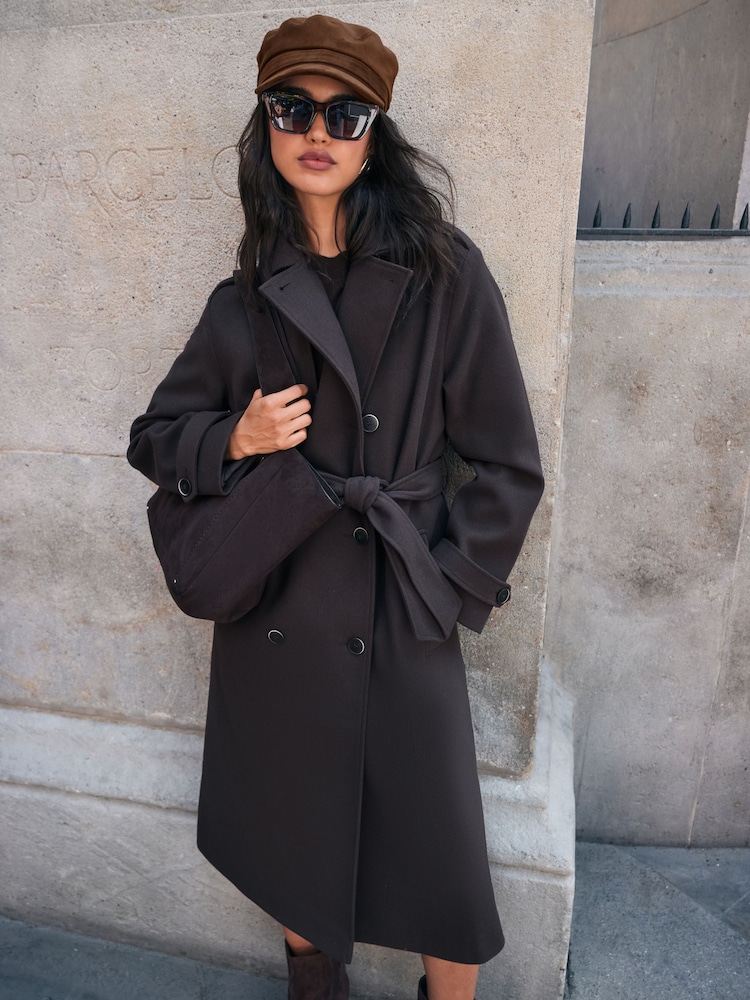 Friends Like These Chocolate Brown Sudette Baker Hat - Image 2 of 7