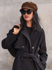 Friends Like These Chocolate Brown Sudette Baker Hat - Image 3 of 7
