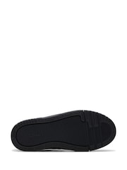 Clarks Black Wide Fit (G) Leather Oslo Flare Shoes - Image 7 of 7