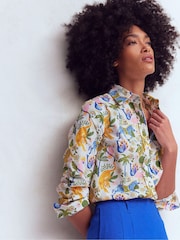Boden Green Sienna Cotton Shirt - Image 4 of 5