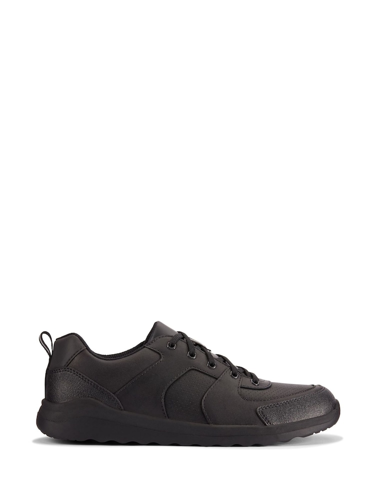 Clarks Black Wide Fit (G) Leather Daze Loop Shoes - Image 1 of 7