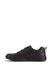 Clarks Black Wide Fit (G) Leather Daze Loop Shoes - Image 2 of 7
