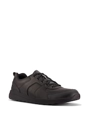 Clarks Black Wide Fit (G) Leather Daze Loop Shoes - Image 3 of 7