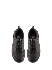 Clarks Black Wide Fit (G) Leather Daze Loop Shoes - Image 5 of 7