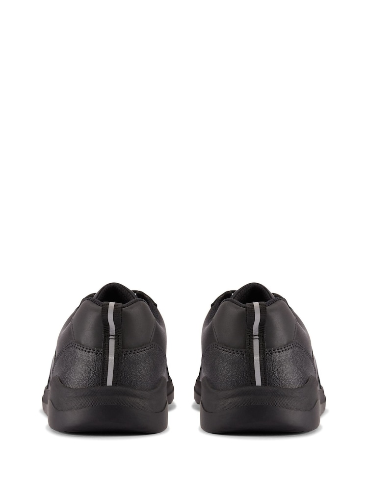 Clarks Black Wide Fit (G) Leather Daze Loop Shoes - Image 6 of 7