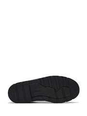 Clarks Black Wide Fit (G) Leather Lorcam Edge Shoes - Image 7 of 7