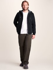 Crno - Tog 24 Ramsey Supersoft Sherpa Lined Zip Hoodie - Slika 2 od 7