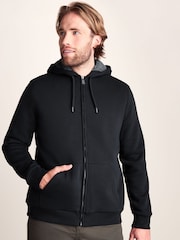 Crno - Tog 24 Ramsey Supersoft Sherpa Lined Zip Hoodie - Slika 6 od 7