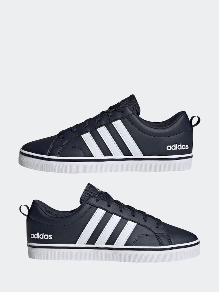adidas Blue VS Pace Trainers - Image 4 of 9