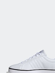 adidas White/Black VS Pace Trainers - Image 11 of 13