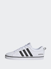 adidas White/Black VS Pace Trainers - Image 13 of 13