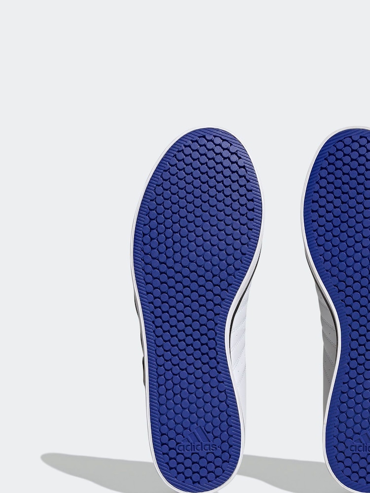 adidas White/Black VS Pace Trainers - Image 7 of 13