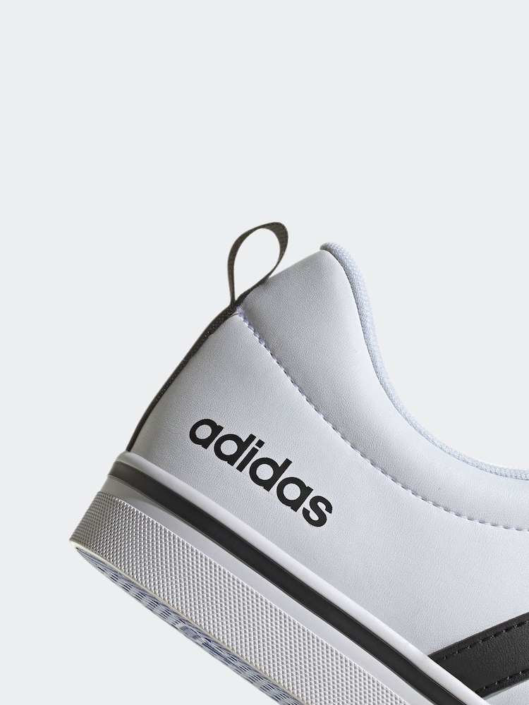 adidas White/Black VS Pace Trainers - Image 9 of 13