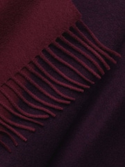 Rød - Charles Tyrwhitt Fiskebensmønster Kasjmirskjerf - Bilde 3 av 3