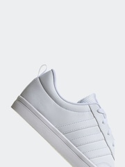 adidas White Chrome VS Pace Trainers - Image 11 of 11