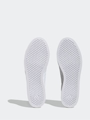 adidas White Chrome VS Pace Trainers - Image 9 of 11