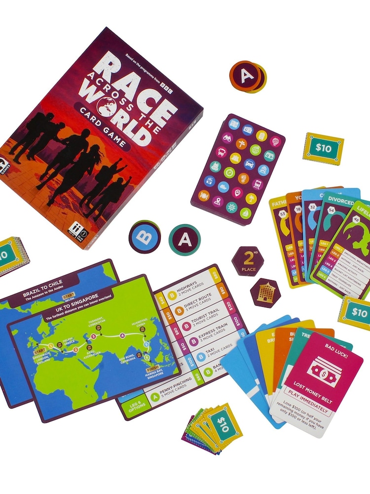 Ginger Fox Race Across The World Card Game - Image 2 of 4 Ginger Fox Race Across The World Card Game - Image 2 of 4