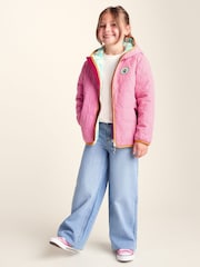 Tog 24 Pink Arapawa Shaun the Sheep Kids Insulated Quilted Coat Microfleece Lining - Image 2 of 6